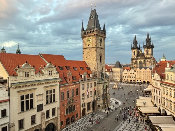 Old Town Square Prague by Wanderers Compass