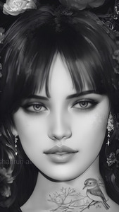 Fluttering Blossoms: A Portrait of Freedom