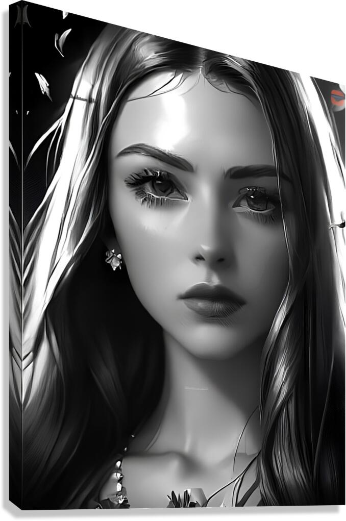 Innocence Unveiled Canvas Print