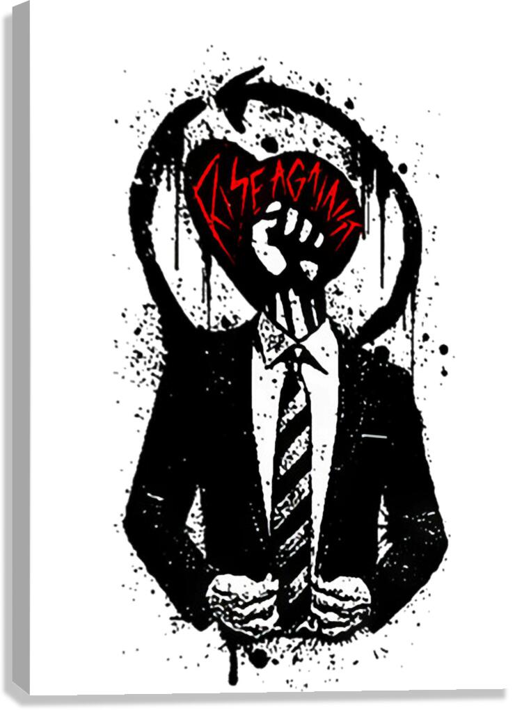 rise against 21 Canvas Print