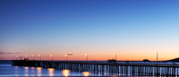 The Avila Beach Pier at Sunset. by 7ob