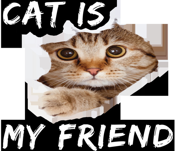 cat posteljina Print