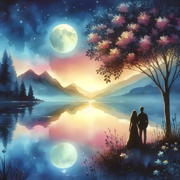 Couple By The Lake by Pro Designs 77