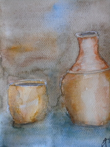 Two clay pots by Jorge Blues