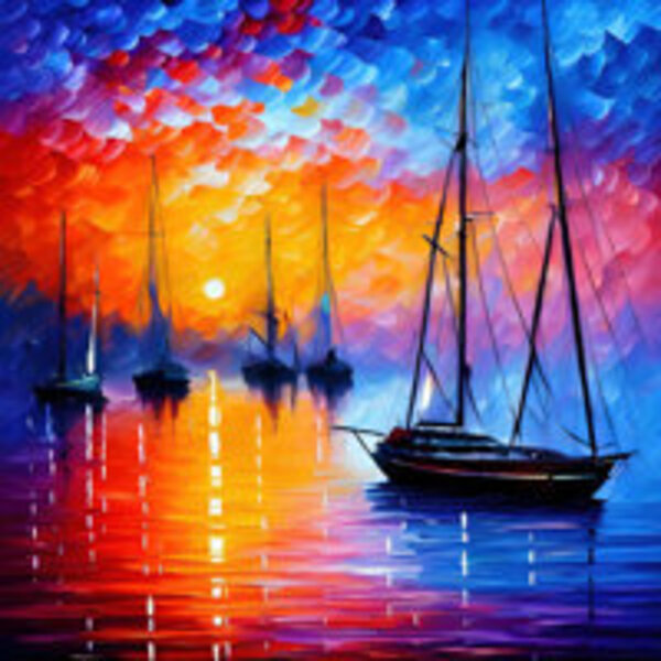  FishingAtSunrise onCanvas Print