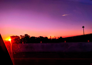 Molten Sun Melts the Early Highway