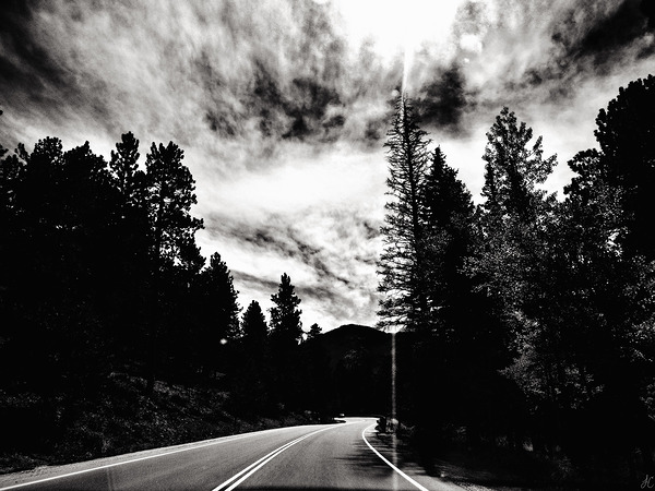 A Dark  Stormy Night Print