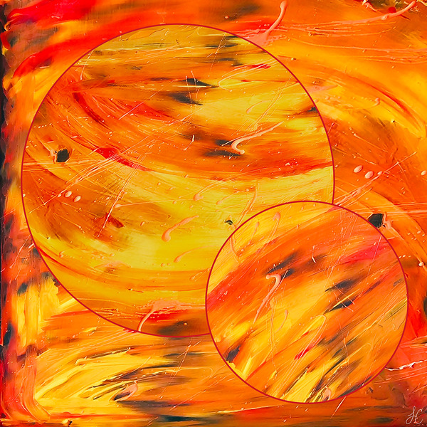 A Painted Orbit Print