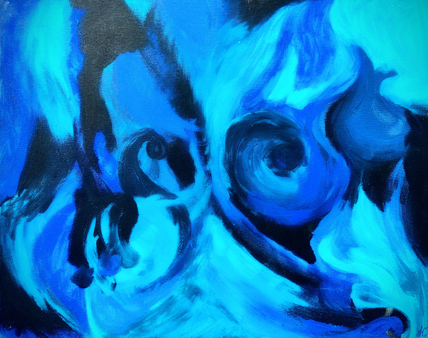 Blue Flame  Print