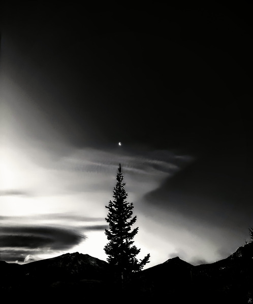 Crescent Moon Print
