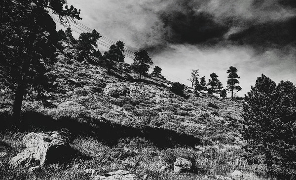 The Sky Cracked Open Print