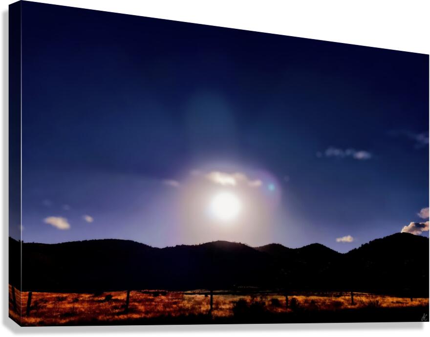 The Body of the Mountains Canvas Print