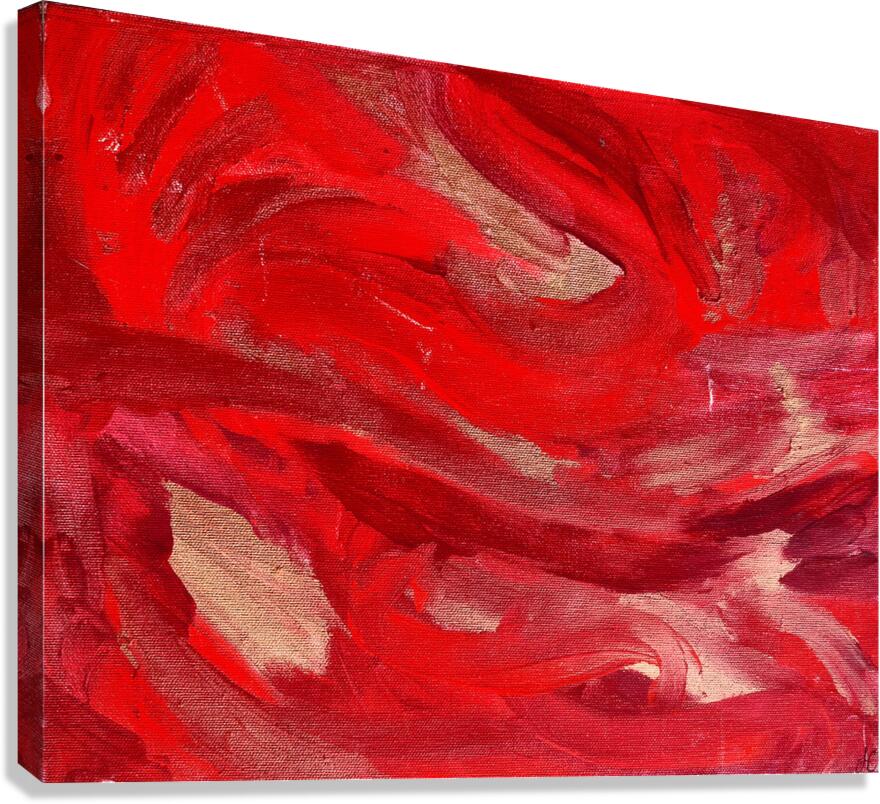 Study in Ancient Red  Canvas Print