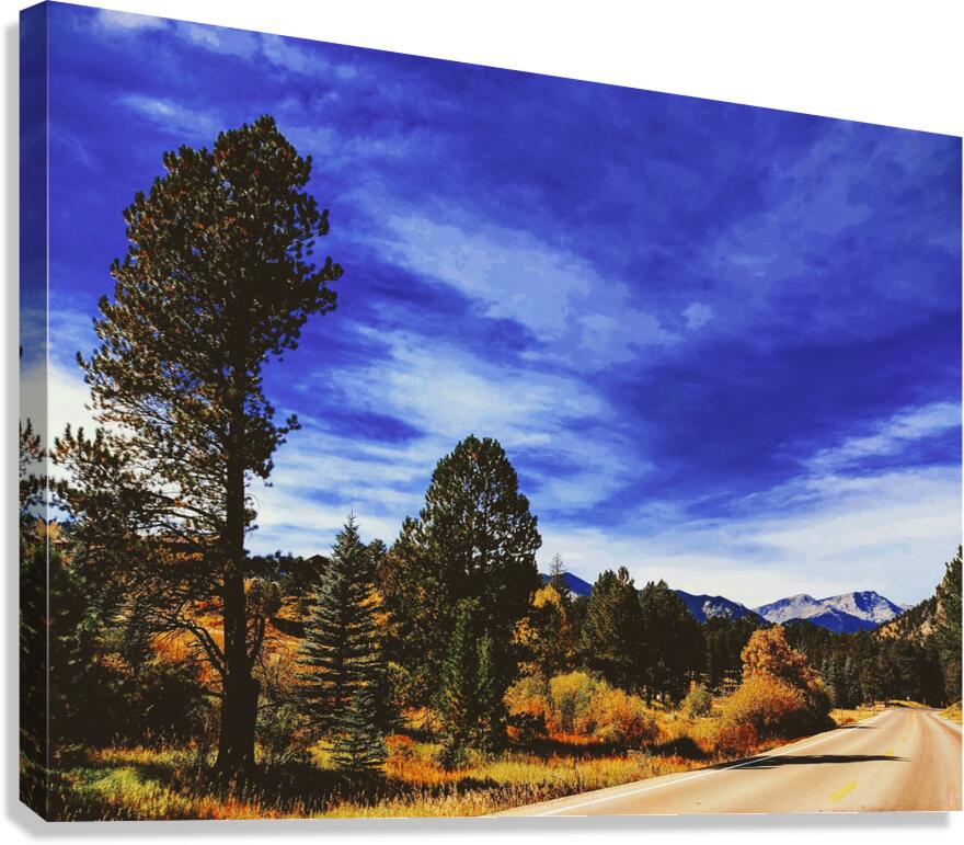 Umber Mountain Canvas Print