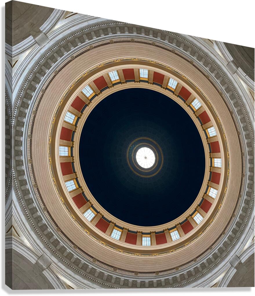 West Virginia Capitol Rotunda Canvas Print