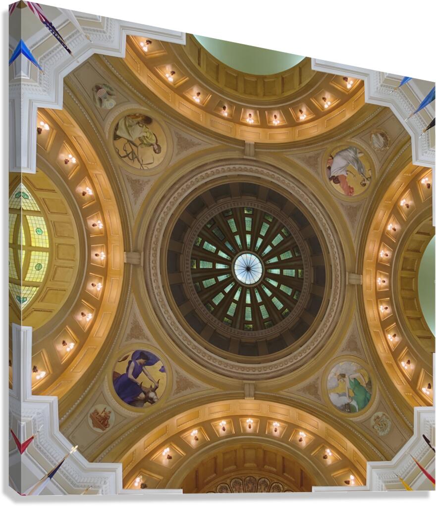 South Dakota Capitol Rotunda I Canvas Print