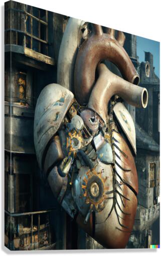 pierced heart Canvas Print
