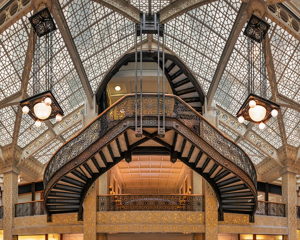Light Court Grand Staircase Print