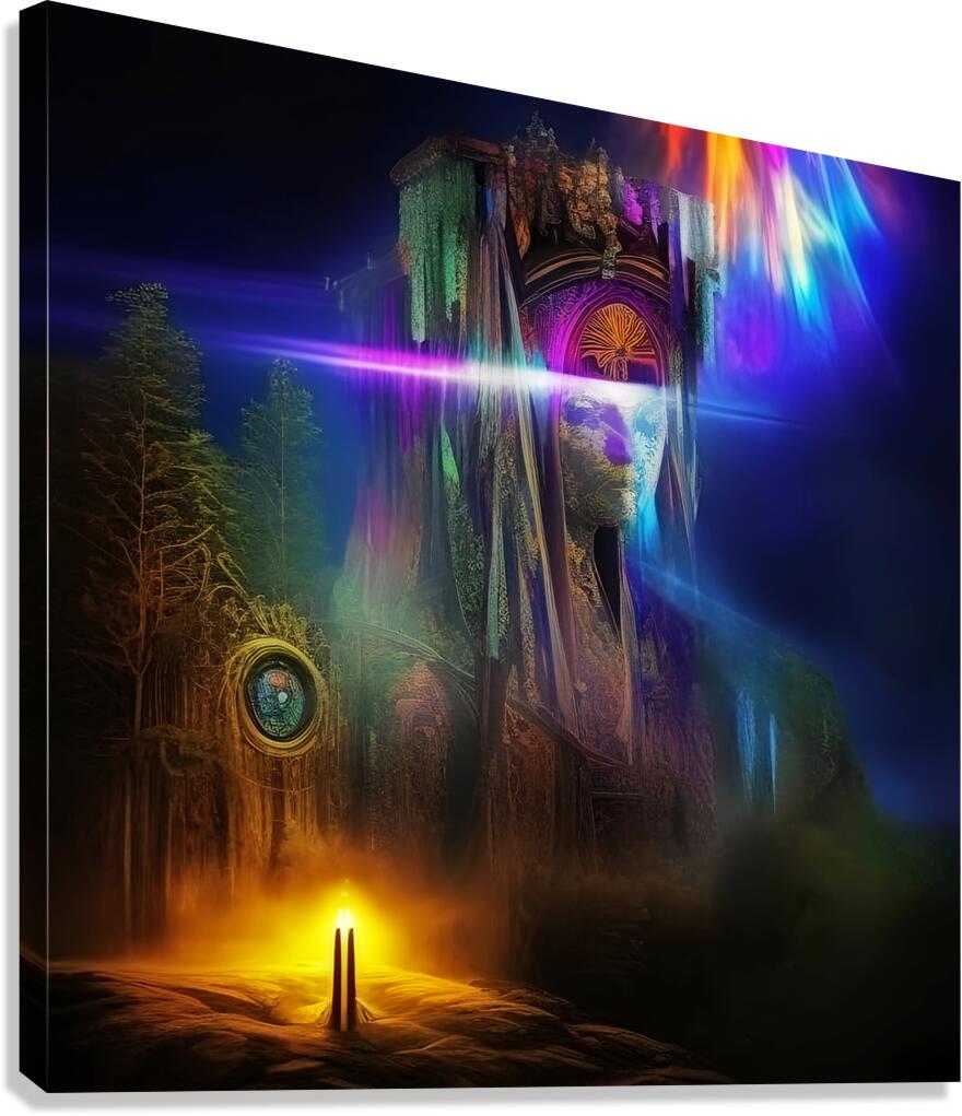 The Cosmic Circle Canvas Print