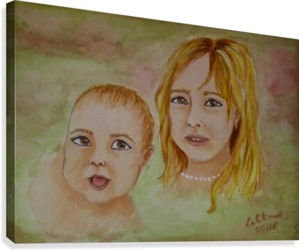 Portraits d'enfants Canvas Print