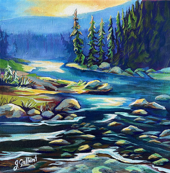 River Radiance Print