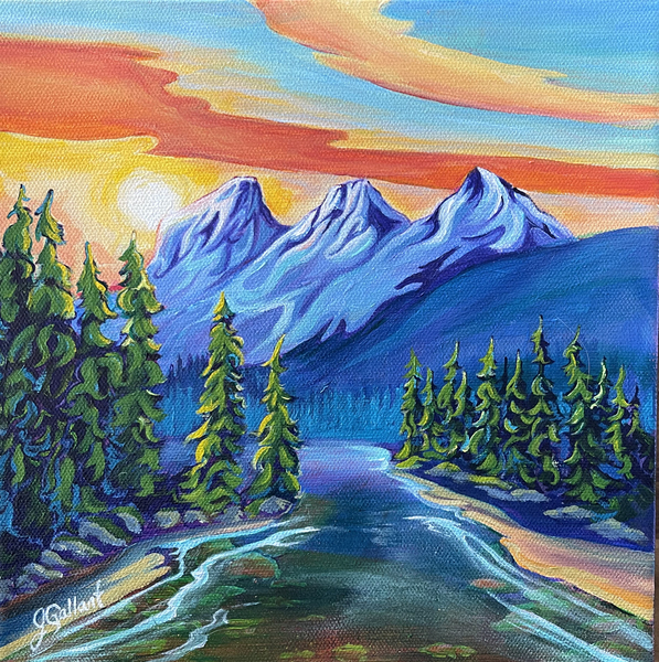 Magical Mountains Print