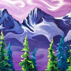 Three Sisters at Dusk