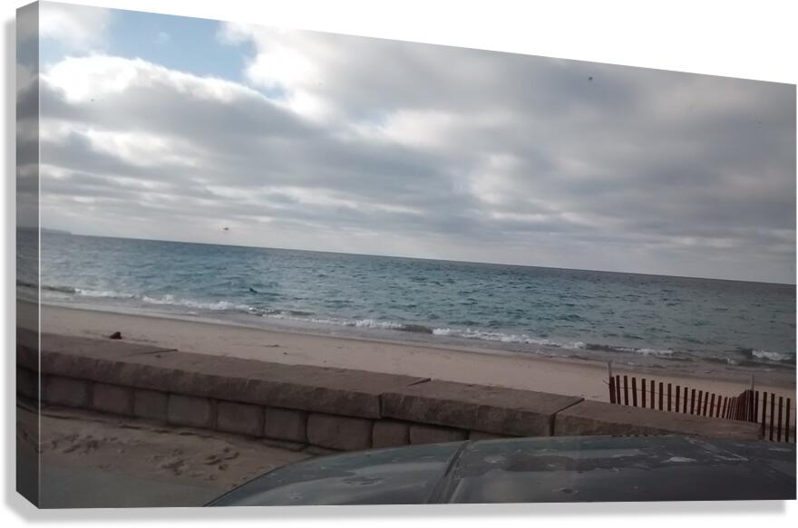 Sea wall Canvas Print