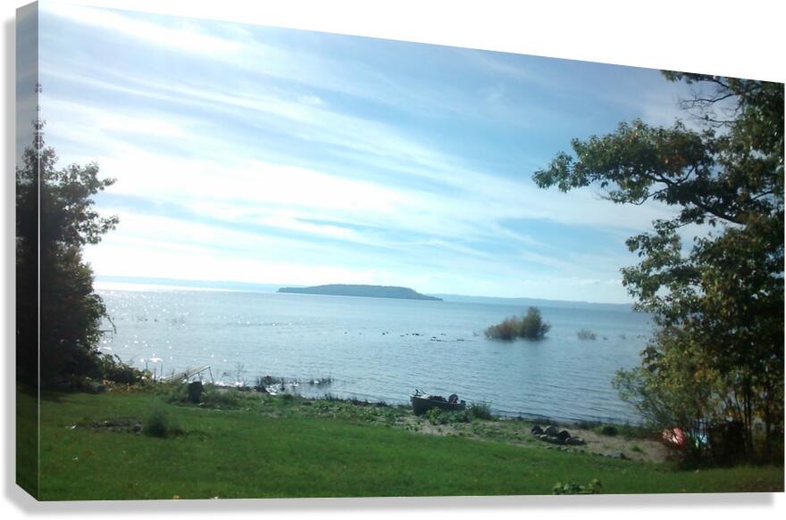 Island view Canvas Print