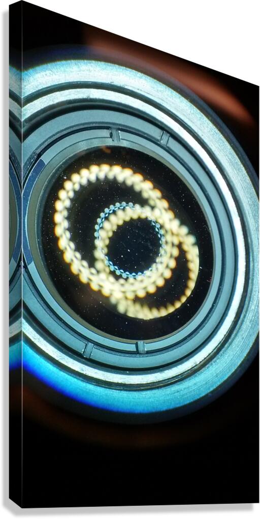 Ring Light Abstract Canvas Print