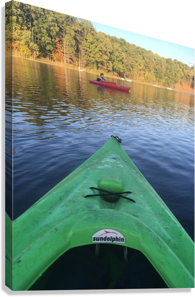 Fall Kayak Canvas Print