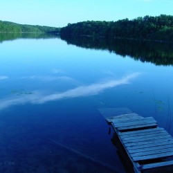 Dock underwater