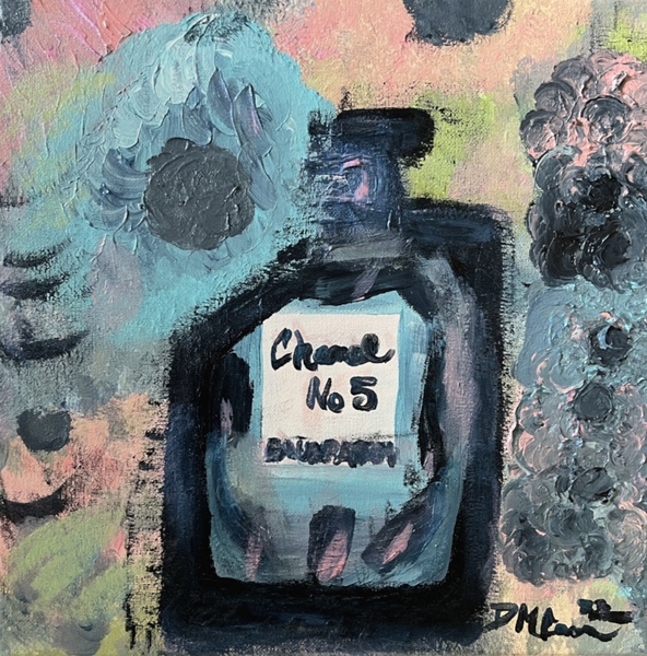 “Taylor’s Chanel No 5 Abstract” Fine Art by Deanna Caroon by Deanna Caroon