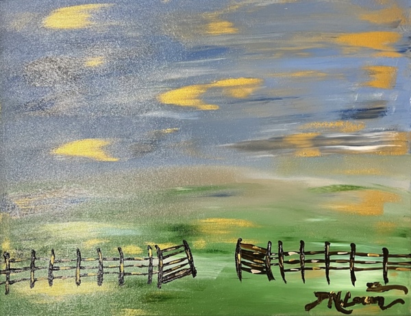 “Open Gate” Fine Art by Deanna Caroon  by Deanna Caroon