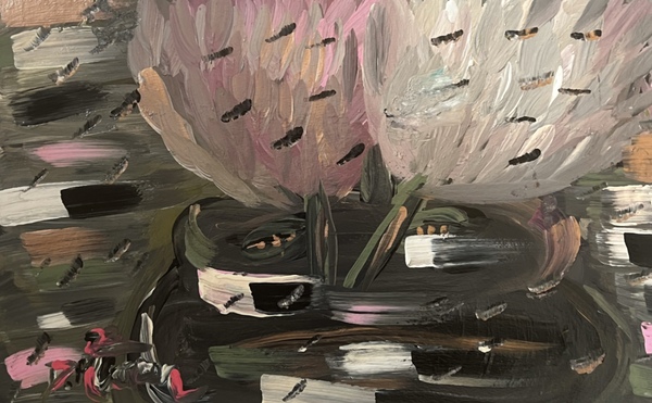 “The Gift of Flowers” Fine Art by Deanna Caroon  by Deanna Caroon