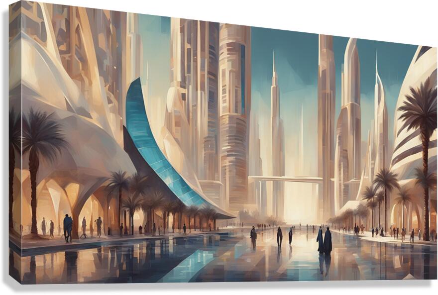 NEVER GIVE UP Canvas Print