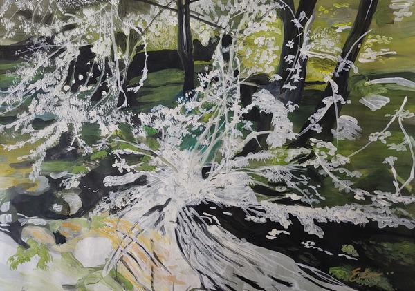 RIVER THROUGH THE MEADOWS  Print