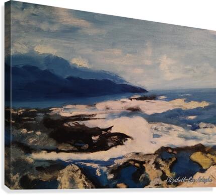 OCEAN BLUE BEAUTY  Canvas Print