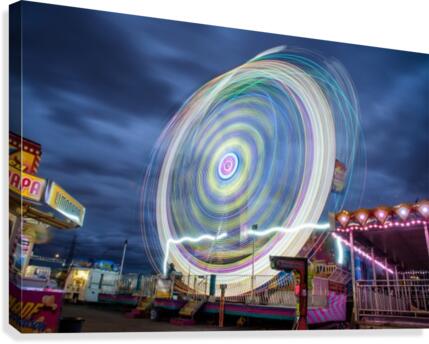 Lighttrails Canvas Print