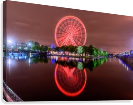La Grande Roue de Montreal Canvas Print