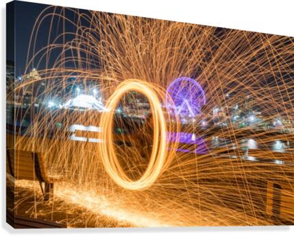 Fire Art Canvas Print