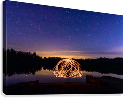 Human Web Canvas Print