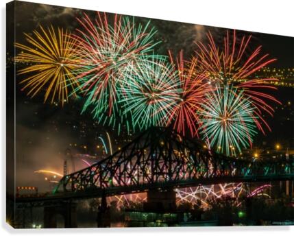 A light from light Canvas Print