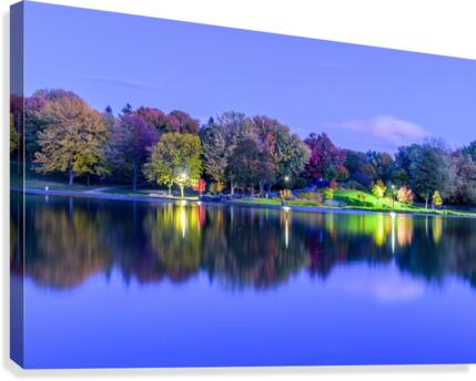 Beaver lake reflection Canvas Print