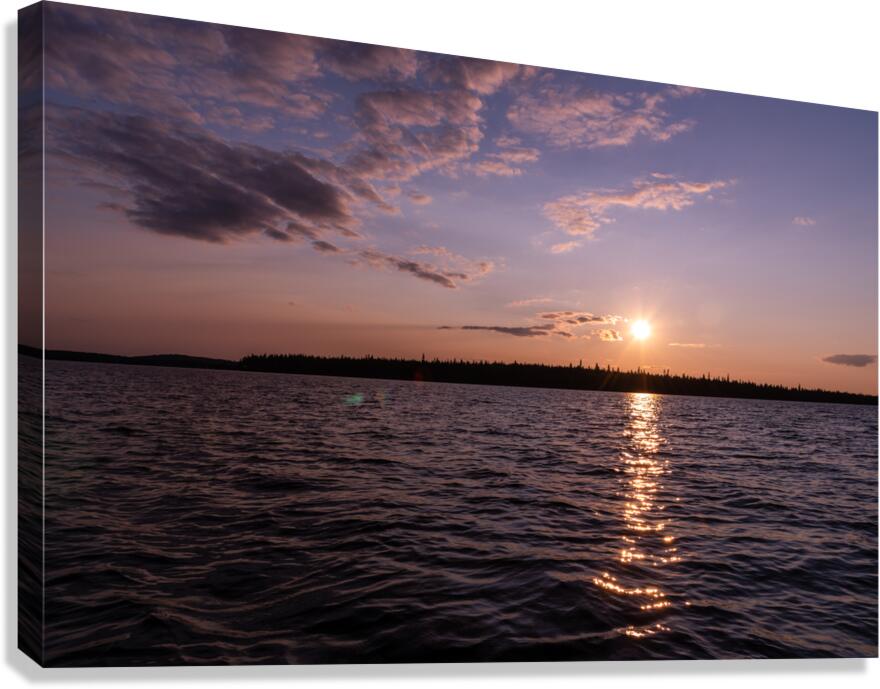 Sunset changes every time Canvas Print