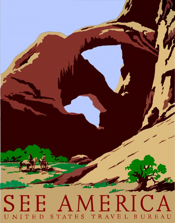 See America - Vintage Travel Print