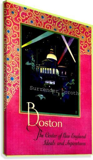 Boston USAEdited Canvas Print