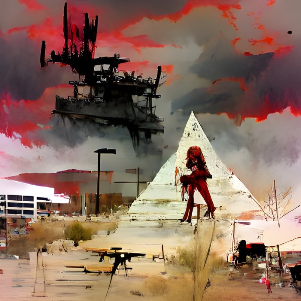 Apocalyptic Pyramid Print