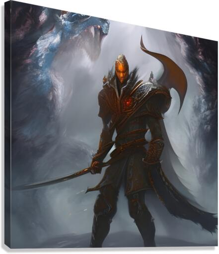 Dragon Warrior Canvas Print
