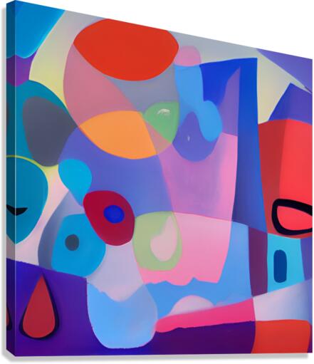 Fragmented Reality Canvas Print